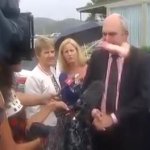 Dildo in face New Zealand Politician Steven Joyce meme