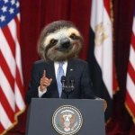 President sloth meme