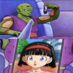 Piccolo on the phone