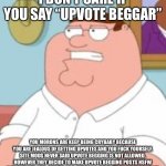 Upvote beggar