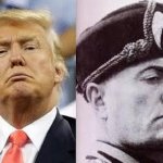 Trump Mussolini dictator fascist