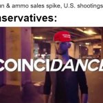 Gun and ammo sales spike meme