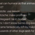 Marx quote dogs meme