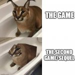 2 Bits Floppa | THE GAME; THE SECOND GAME/SEQUEL | image tagged in 2 bits floppa,video games,games,sequels,sequel,memes | made w/ Imgflip meme maker