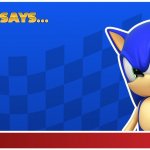 Sonic says