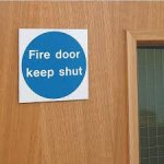 Fire Door Keep Shut Sign