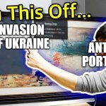 No To War! | ANTI-WAR PORTESTERS; INVASION OF UKRAINE | image tagged in turn this off,funny,fun,funny memes,ukraine | made w/ Imgflip meme maker