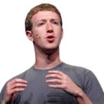 Marl Zuckerberg Blank Background