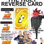 holy reverse card