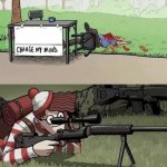 Wally sniper template