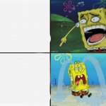 Spongebob Crying and Laughing meme meme