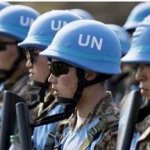 UN Blue Helmeted Doom Troopers flags logo