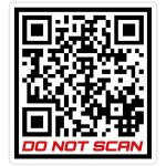 don't scan qr template