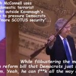Mitch McConnell gun control troll meme