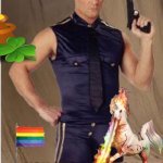 Oh. Toodles! | WHEN YOU HEAR "OH. TOODLES!"; YOU BETTER DUCK AND COVER SWEETIE. | image tagged in gay police | made w/ Imgflip meme maker