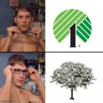 When you think of the Dollar Tree: | image tagged in peter parker glasses,dollar tree,funny | made w/ Imgflip meme maker