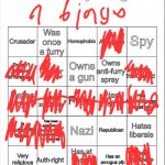 Anti-Furry bingo | image tagged in anti-furry bingo,bingo | made w/ Imgflip meme maker
