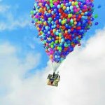 Pixar UP house baloon