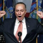 Angry Chuck Schumer yelling
