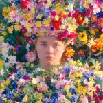 Girl covered flowers Cult Midsommar 2019 film
