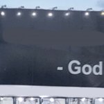 God Billboard template