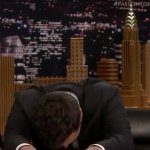 Jimmy Fallon Puts His Head On The Table GIF Template