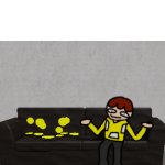 Loganboi2 pisses on a couch