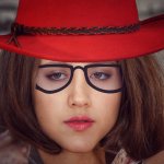 Red Hat Hipster Girl