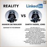 Darth Vader LinkedIn