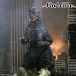 .-Godzilla-. Announcement Template (1984)