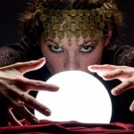 Fortune Teller Gypsy crystal ball template
