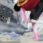 Luffy passes out GIF Template