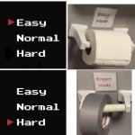 Easy vs. hard mode meme
