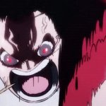 Luffy screaming GIF Template