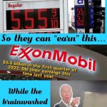 Gas prices and oil company profits