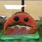 Grumpy Salmon meme
