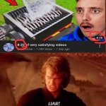 8:25 yeah right | image tagged in anakin liar,lazarbeam,really | made w/ Imgflip meme maker