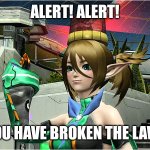 Officer Pati | ALERT! ALERT! YOU HAVE BROKEN THE LAW! | image tagged in officer pati | made w/ Imgflip meme maker
