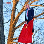 Trump Traitor Russian flag Hanging