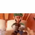 Luigi Sleeping GIF Template