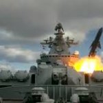 Navy launching missile