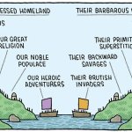 Our blessed homeland vs. their barbarous wastes