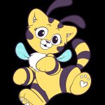 Cat Bee animated