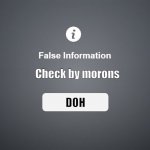 Checked by morons | Check by morons; DOH | image tagged in fun checker | made w/ Imgflip meme maker