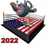 Republican vs Democrat wrestling meme