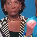 Maxine Waters Staring Into Space template