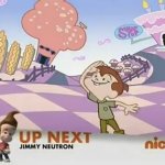 Jimmy Neutron has a crush on Rudy from ChalkZone