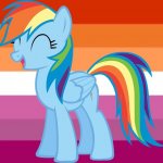 Lesbian Rainbow Dash