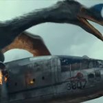 Quetzalcoatlus attacking plane