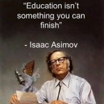 Isaac Asimov quote meme
